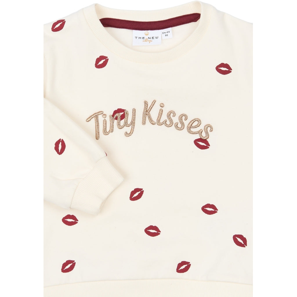 THE NEW SIBLINGS TNSTYsolde Sweatshirt Sweatshirt Gardenia AOP