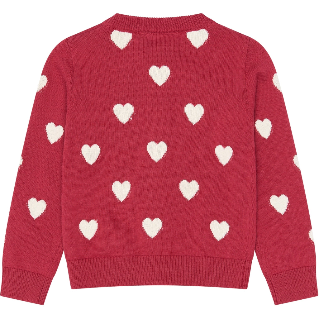 THE NEW SIBLINGS TNSTYulla Langærmet Strik Cardigan Strik Rio Red TN