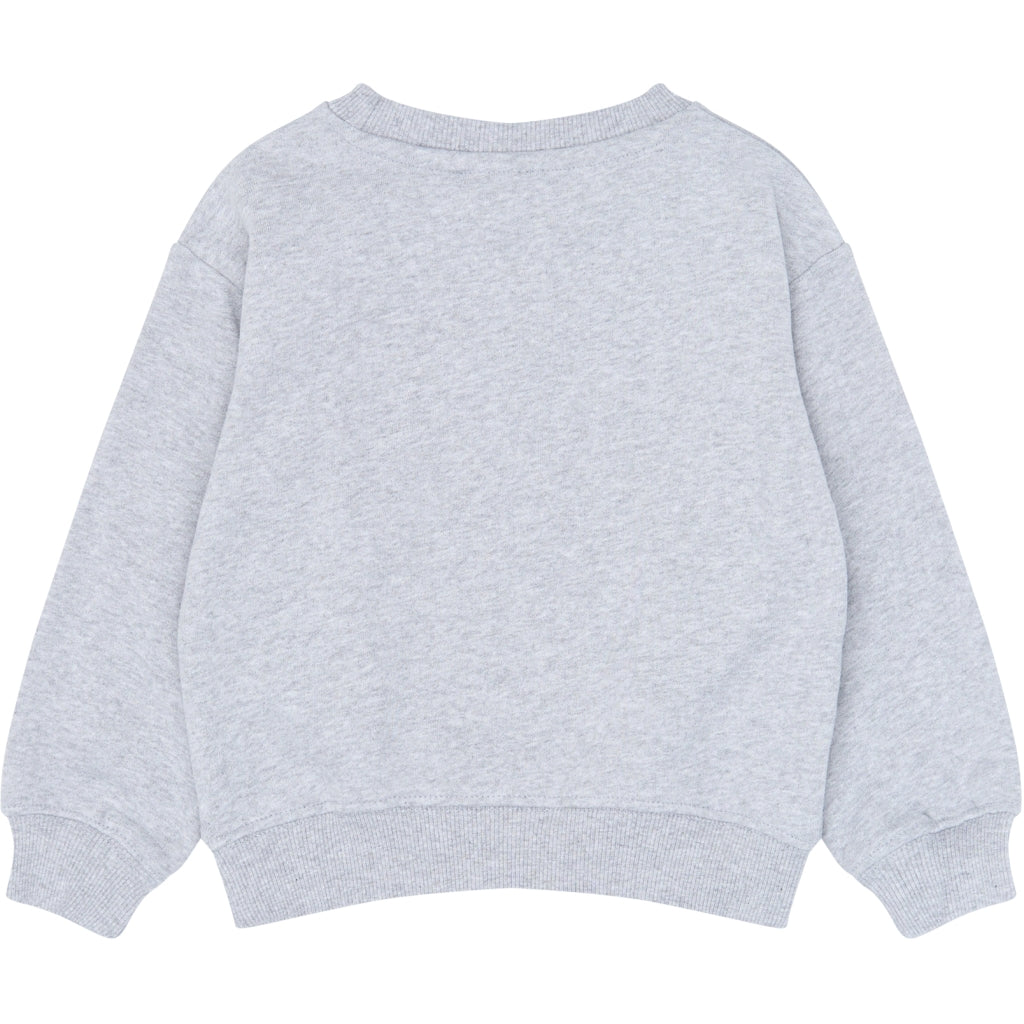 THE NEW SIBLINGS TNSTYvan Oversize Sweatshirt Sweatshirt Light Grey Melange