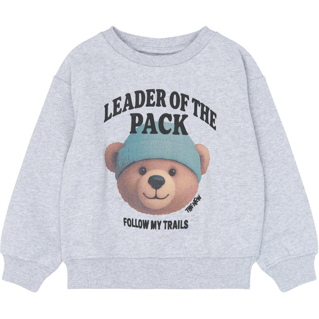 THE NEW SIBLINGS TNSTYvan Oversize Sweatshirt Sweatshirt Light Grey Melange