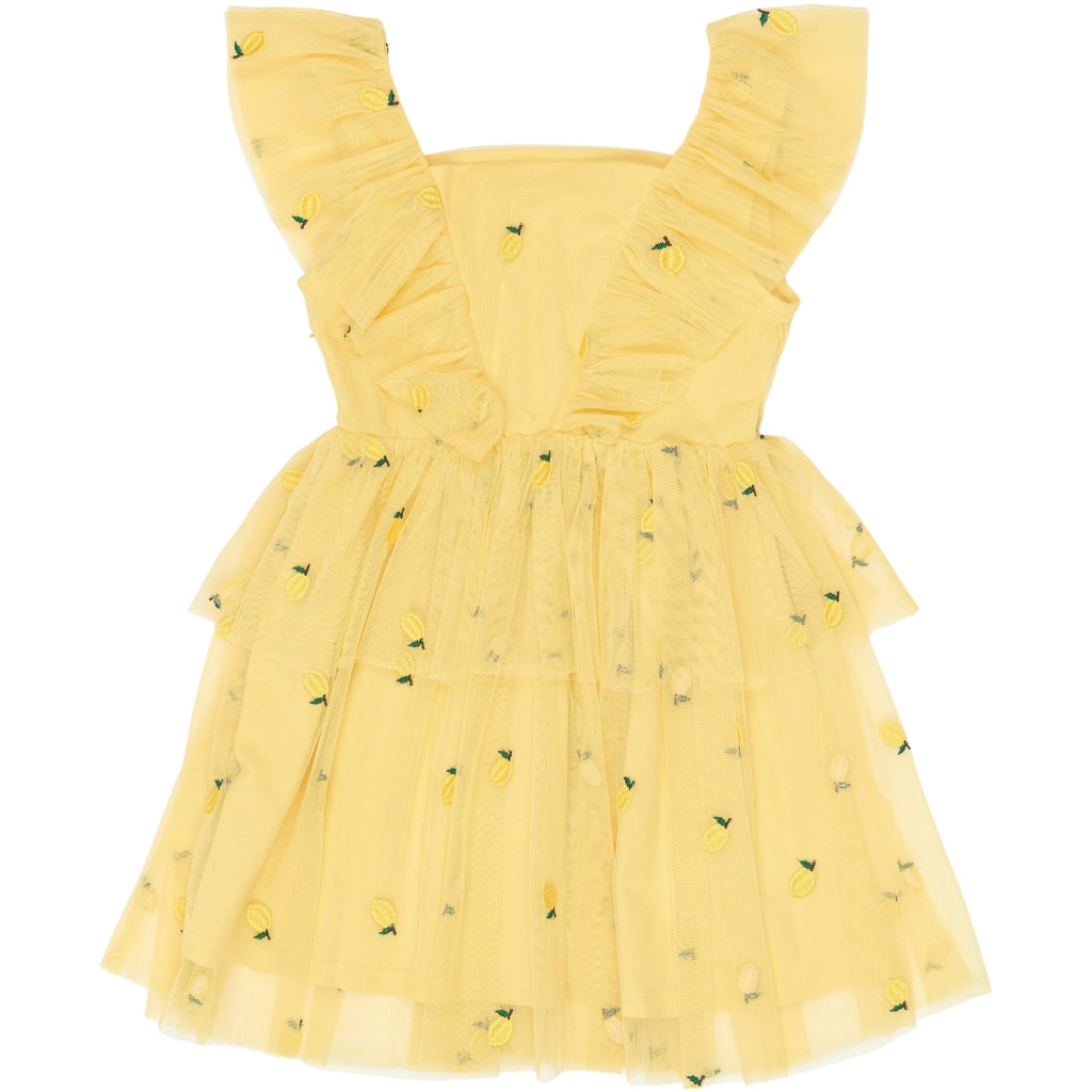 THE NEW TNSabbie Ærmeløs Kjole Kjoler Dusky Citron EMB