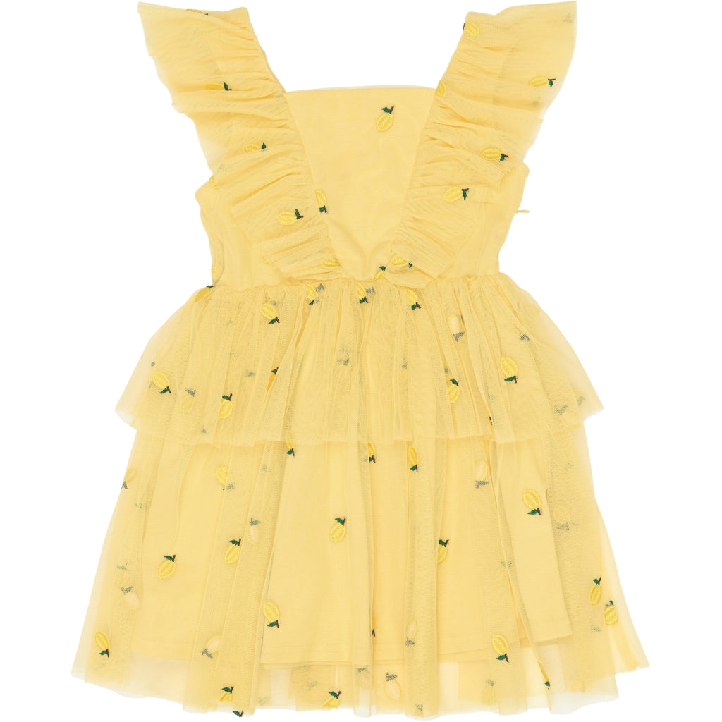 THE NEW TNSabbie Ærmeløs Kjole Kjoler Dusky Citron EMB