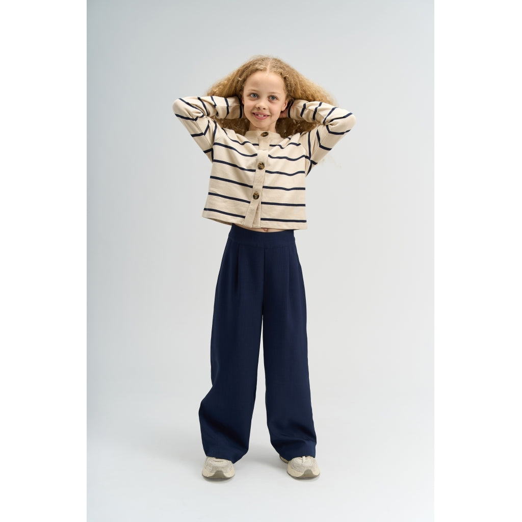 THE NEW TNSavannah Wide Leg Bukser Bukser Navy Blazer