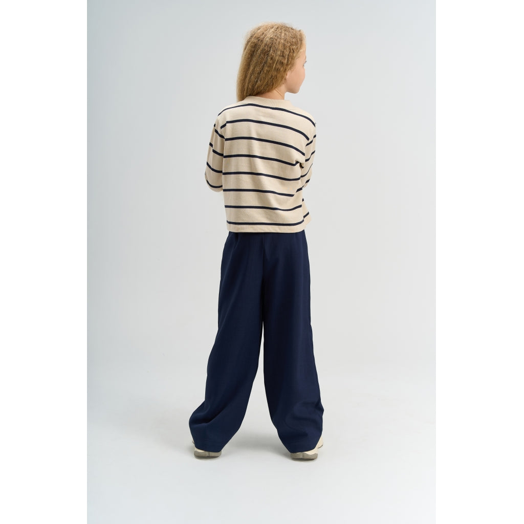 THE NEW TNSavannah Wide Leg Bukser Bukser Navy Blazer