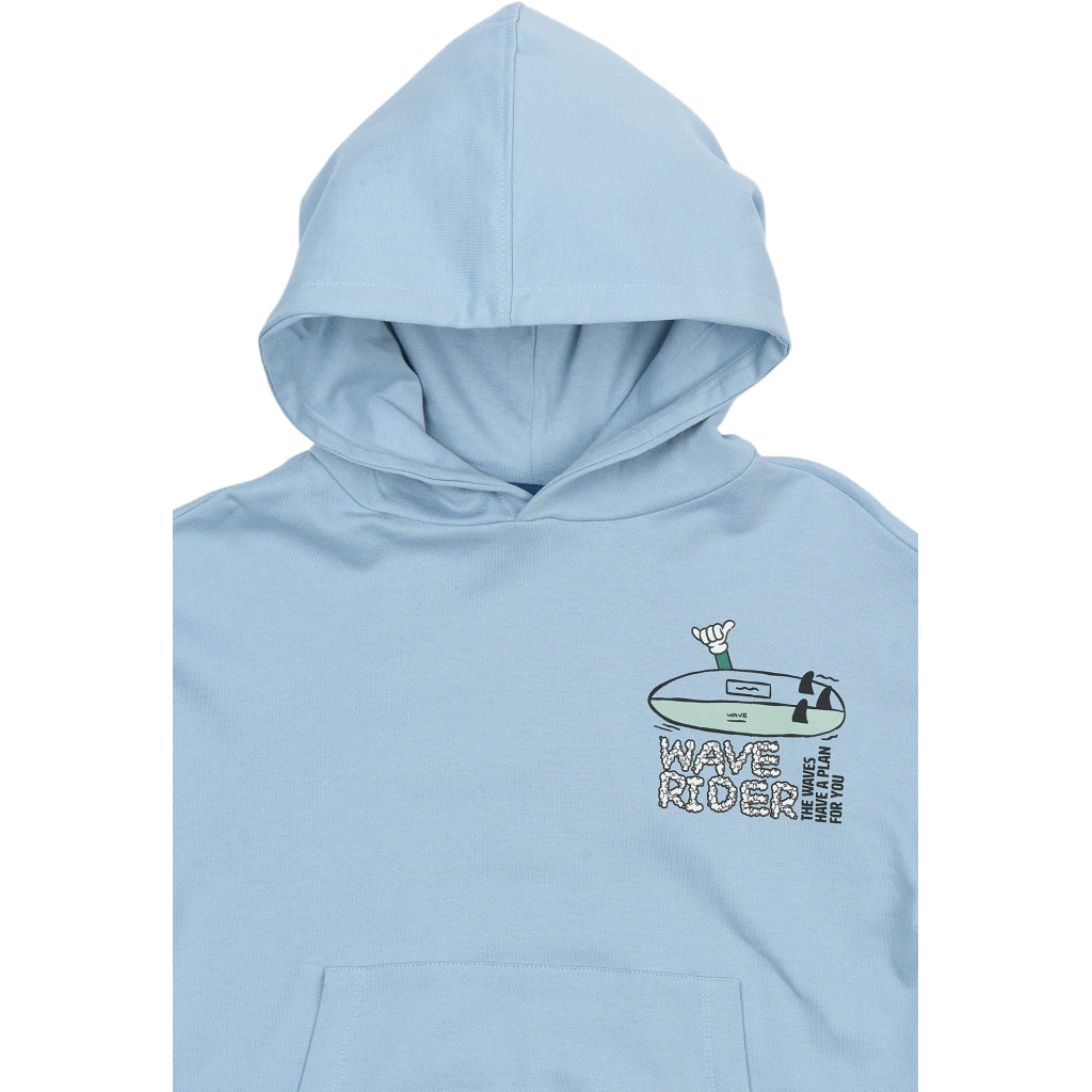 THE NEW TNSedrick Oversize Hættetrøje Sweatshirt Forever Blue