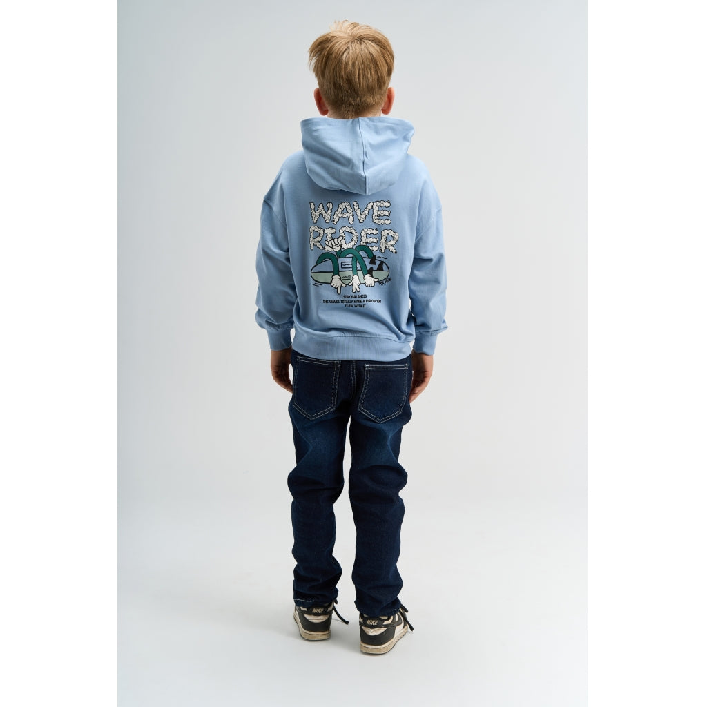 THE NEW TNSedrick Oversize Hættetrøje Sweatshirt Forever Blue
