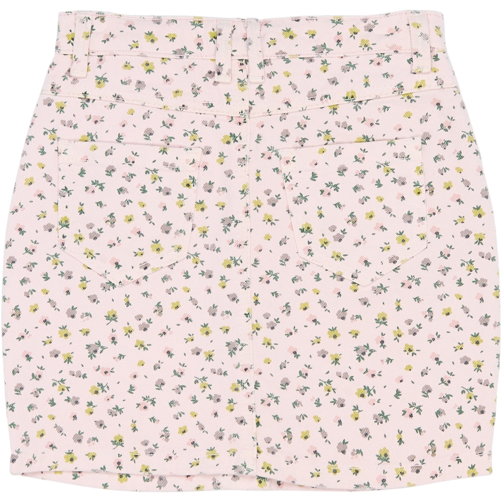 THE NEW TNSelda Denim Nederdel Nederdel Light Lilac AOP