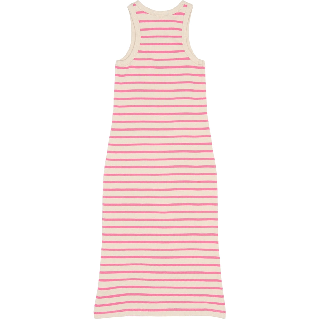 THE NEW TNShannon Ærmeløs Kjole Kjoler Carmine Rose Striped