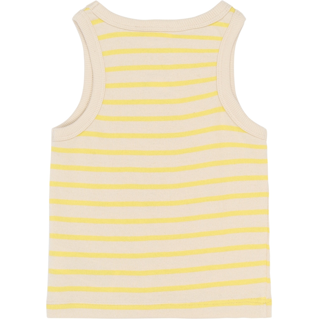 THE NEW TNShannon Kort Ærmeløs Top Kortærmede top Acacia Striped