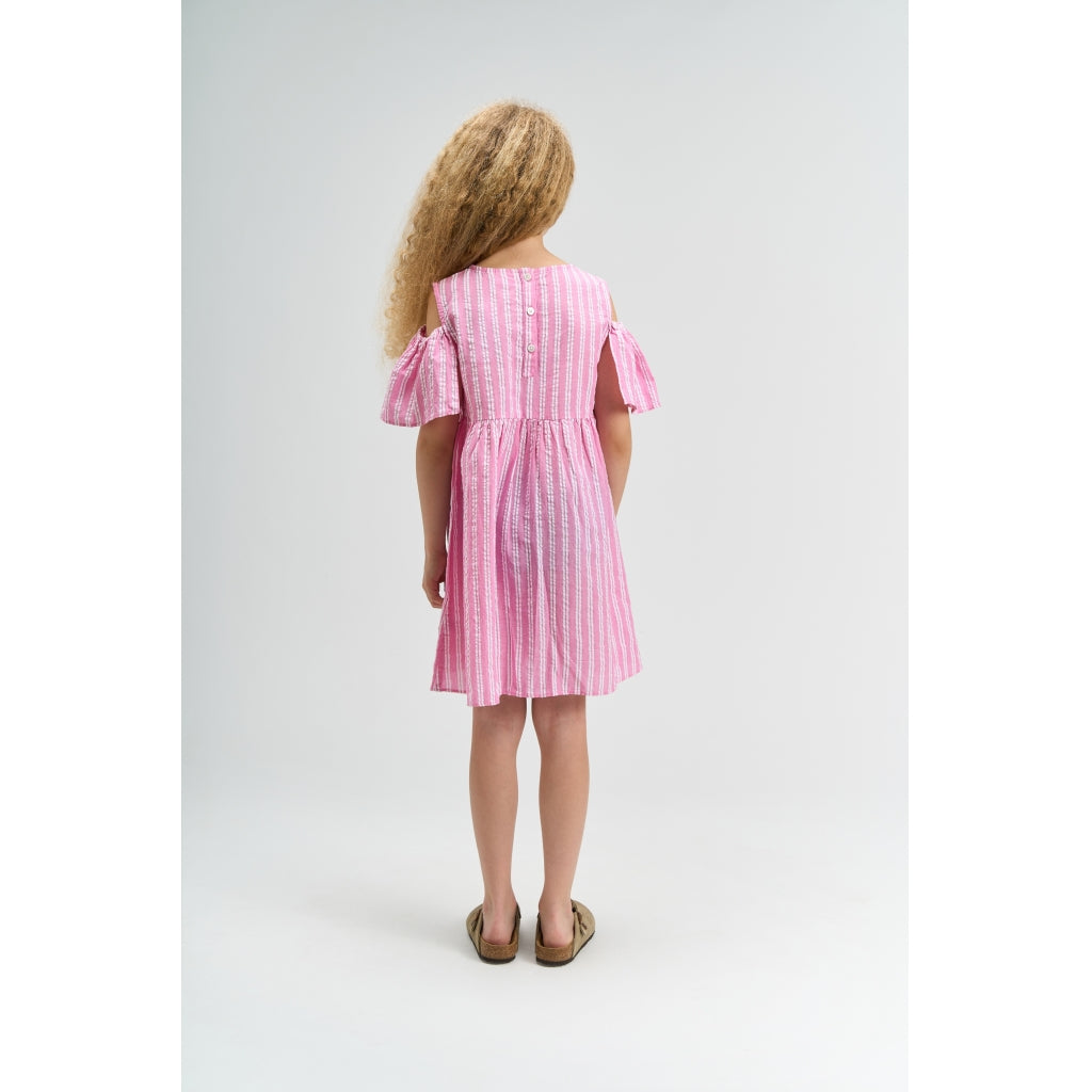 THE NEW TNShirley Ærmeløs Kjole Kjoler Carmine Rose Striped