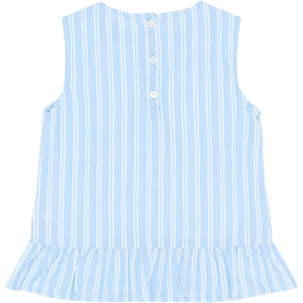 THE NEW TNShirley Ærmeløs Top Kortærmede top Forever Blue Striped