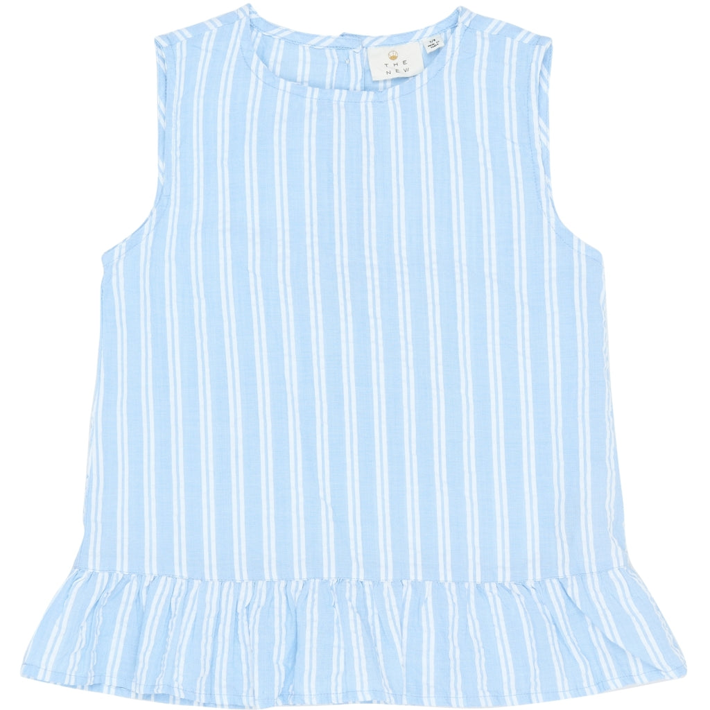 THE NEW TNShirley Ærmeløs Top Kortærmede top Forever Blue Striped