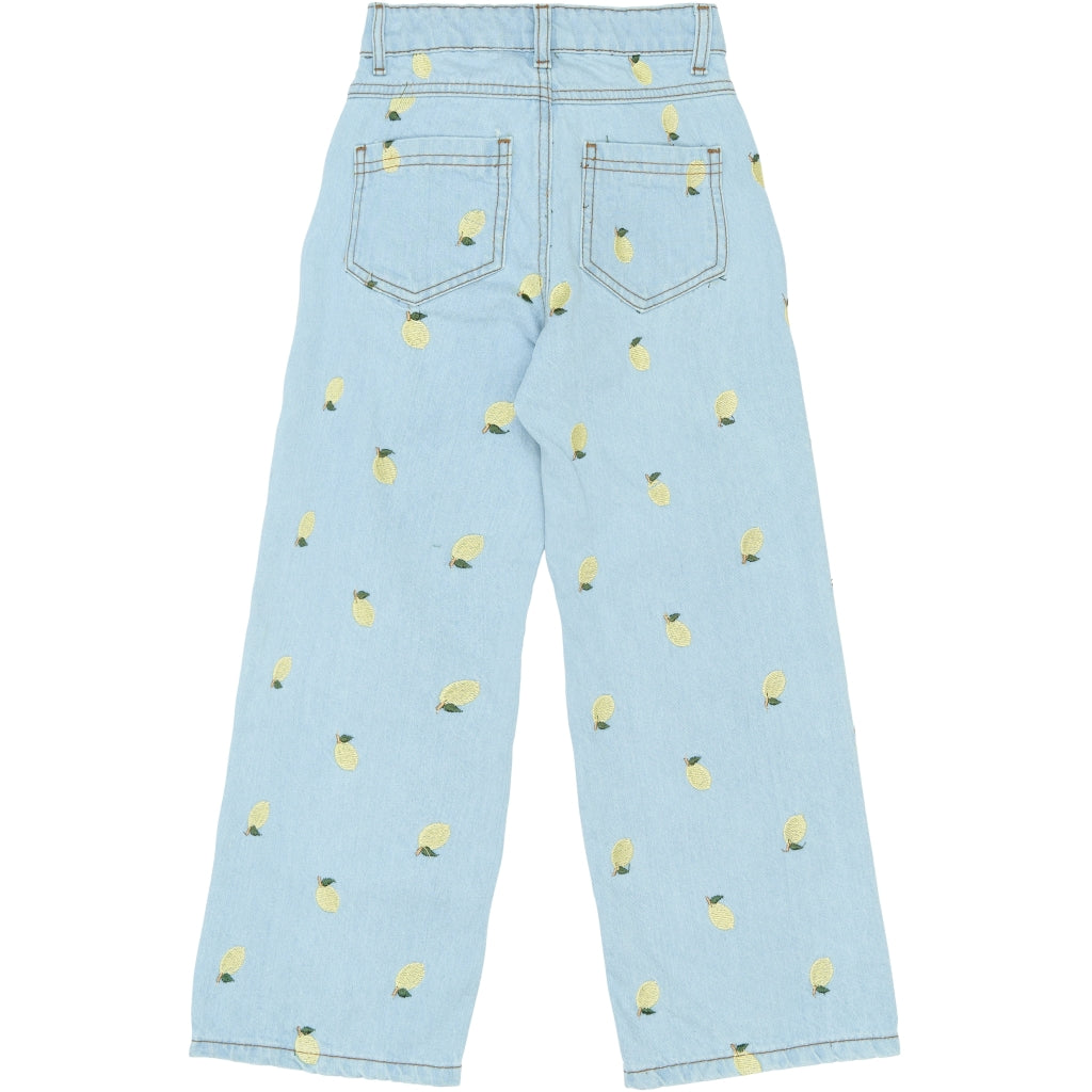THE NEW TNSia Wide Fit Jeans Jeans Light Blue Denim EMB