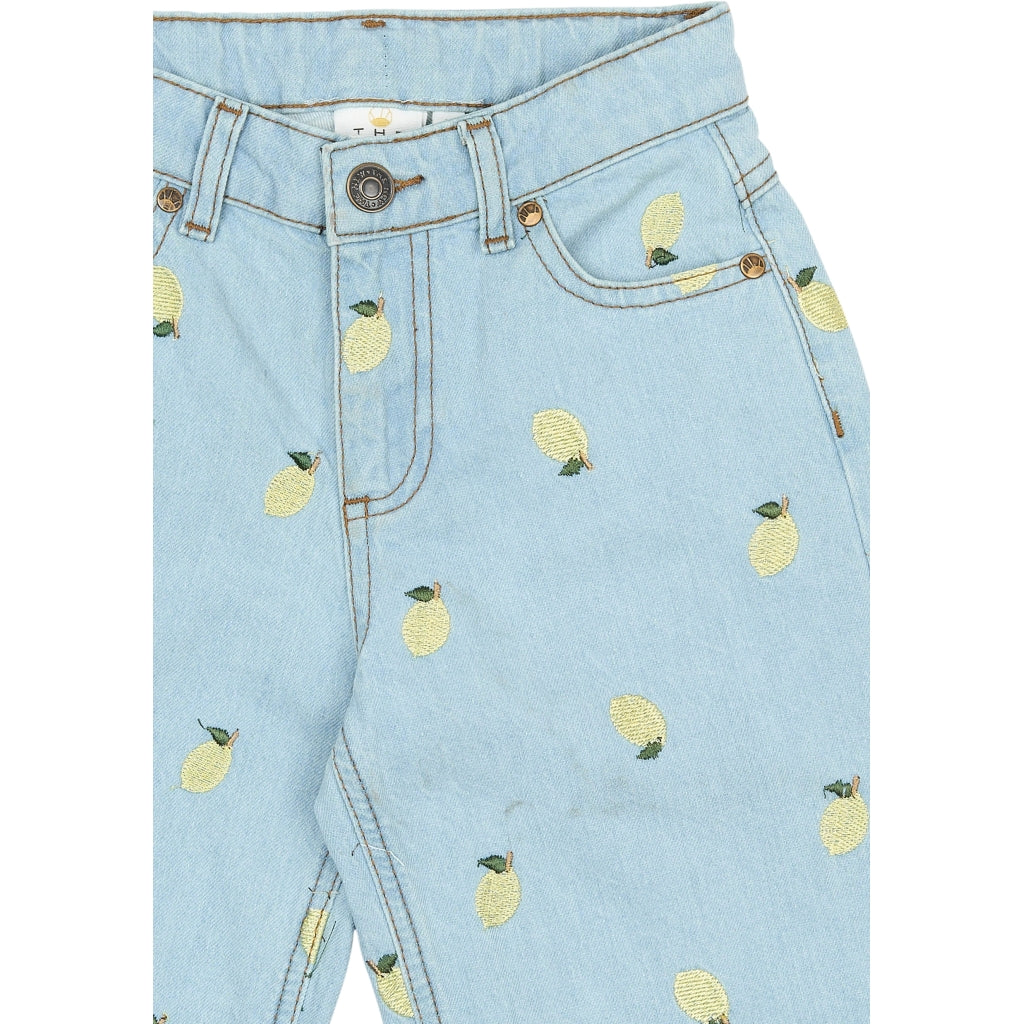 THE NEW TNSia Wide Fit Jeans Jeans Light Blue Denim EMB