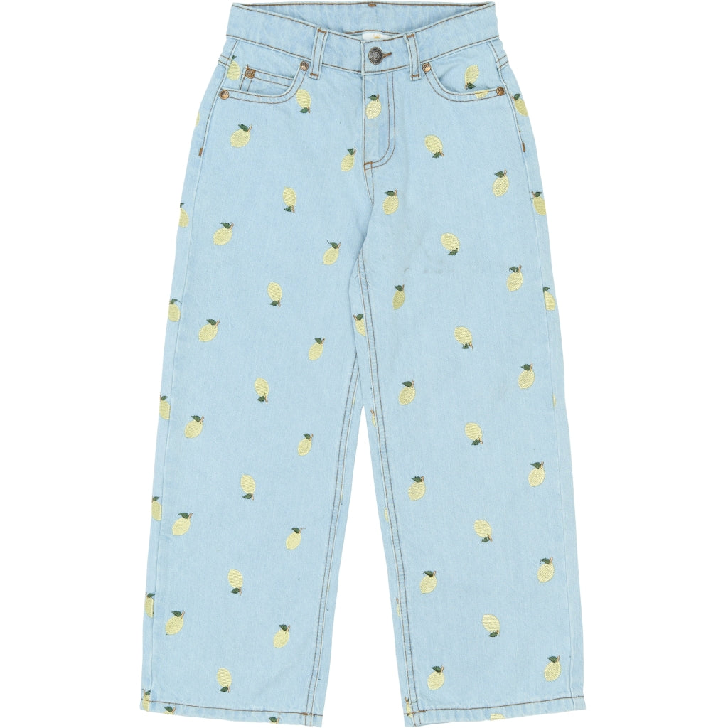 THE NEW TNSia Wide Fit Jeans Jeans Light Blue Denim EMB