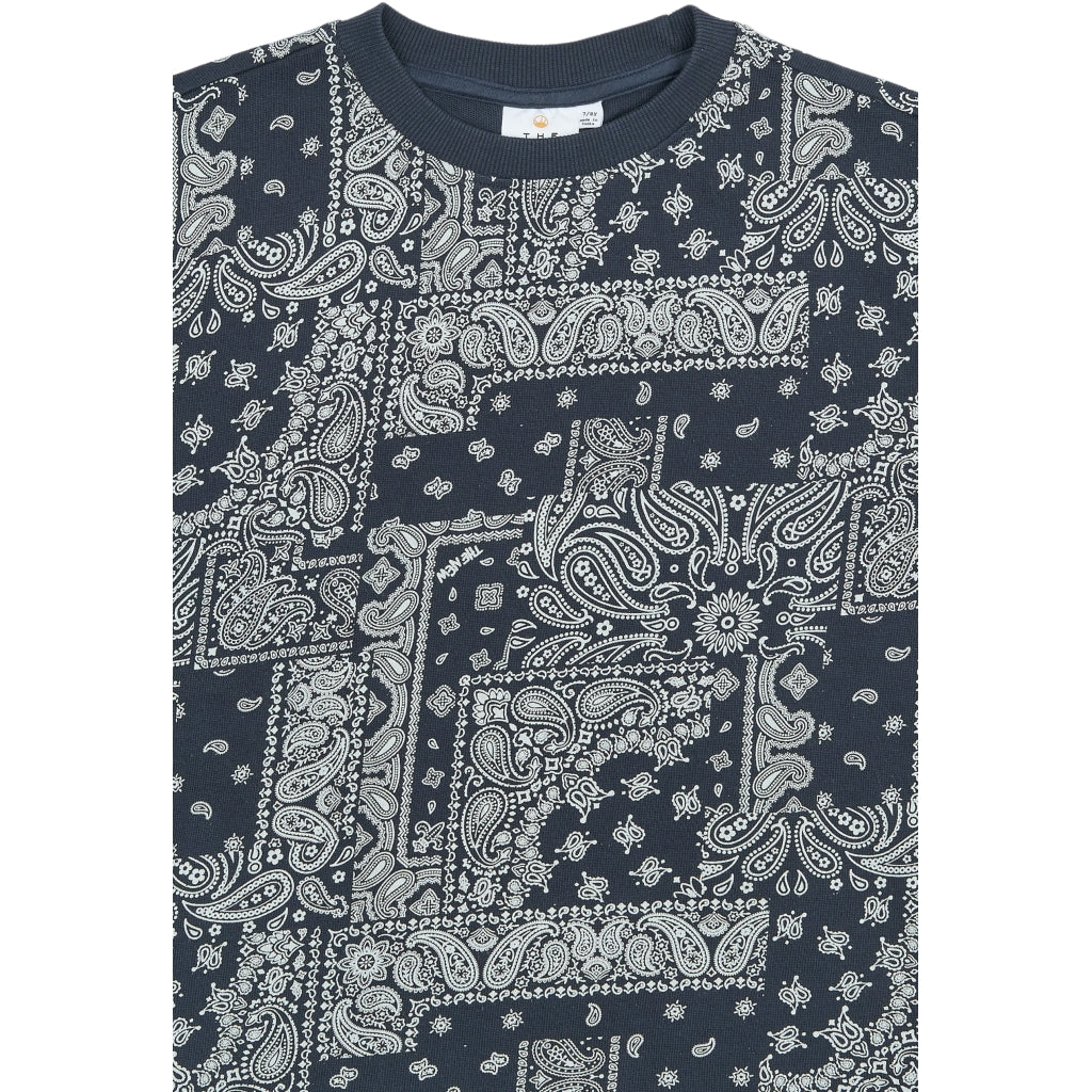 THE NEW TNSixten Oversize T-Shirt T-shirt Navy Blazer AOP