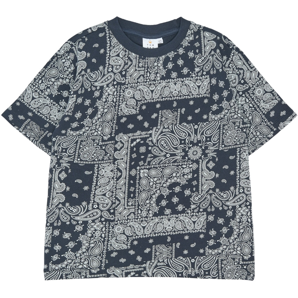 THE NEW TNSixten Oversize T-Shirt T-shirt Navy Blazer AOP