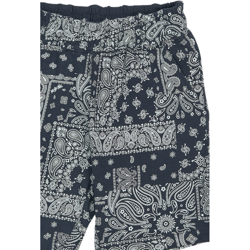 THE NEW TNSixten Shorts Shorts Navy Blazer AOP