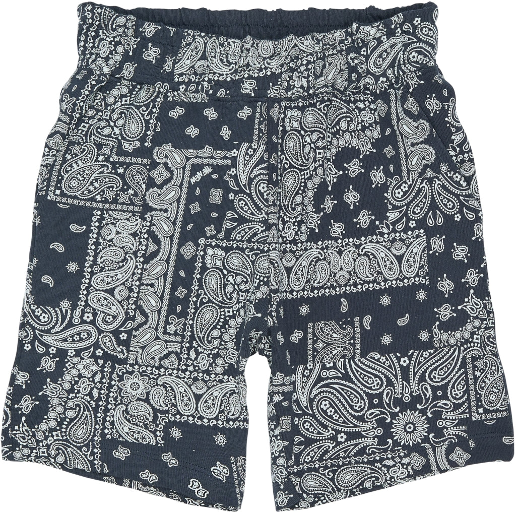 THE NEW TNSixten Shorts Shorts Navy Blazer AOP