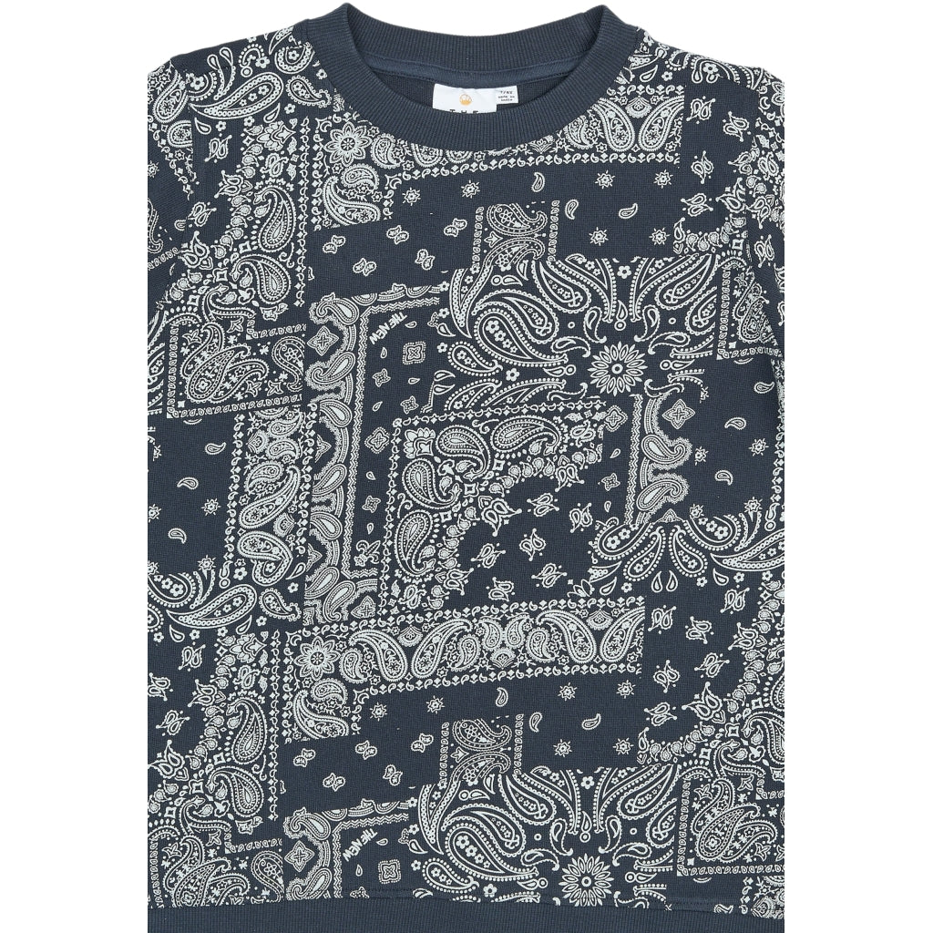 THE NEW TNSixten Sweatshirt Sweatshirt Navy Blazer AOP