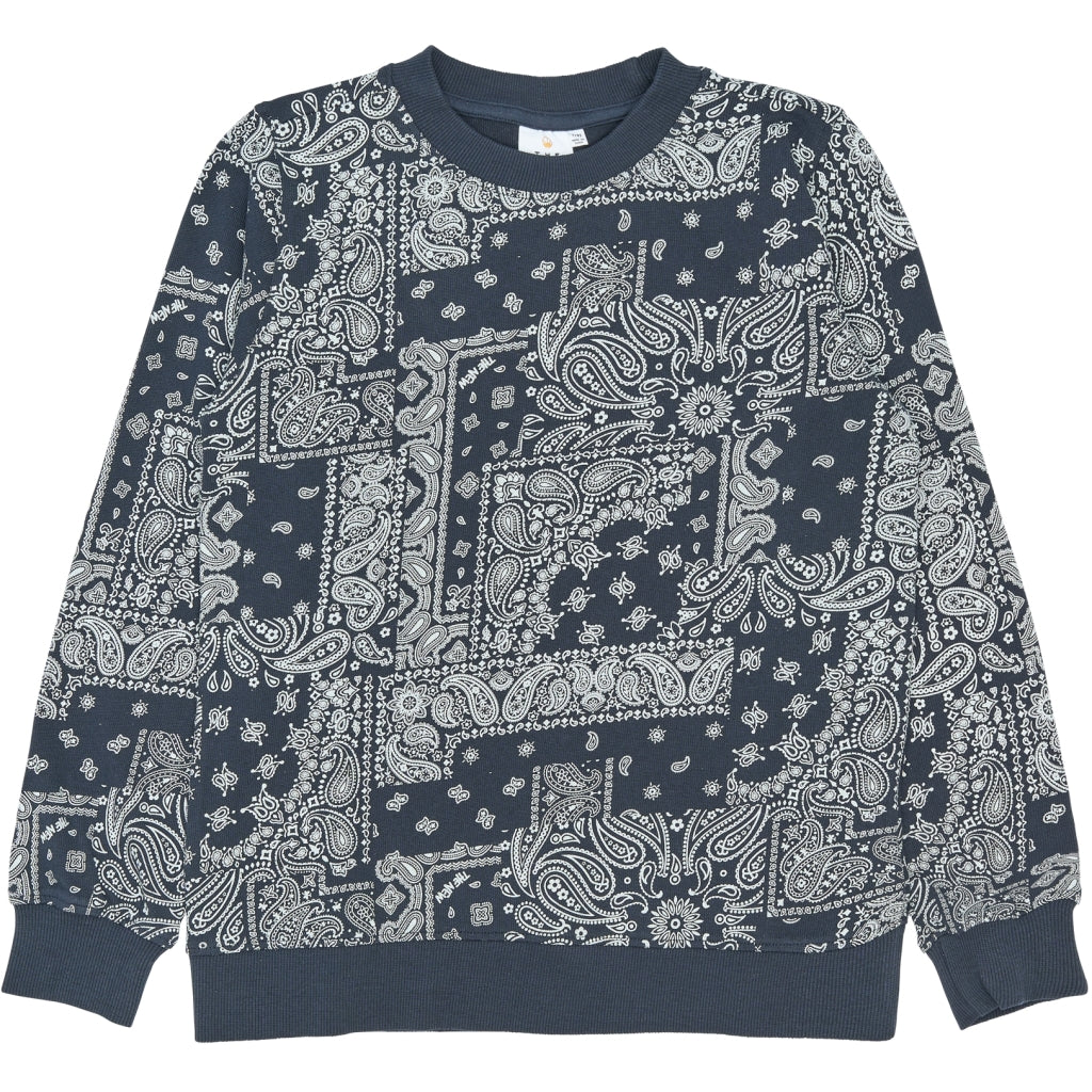 THE NEW TNSixten Sweatshirt Sweatshirt Navy Blazer AOP