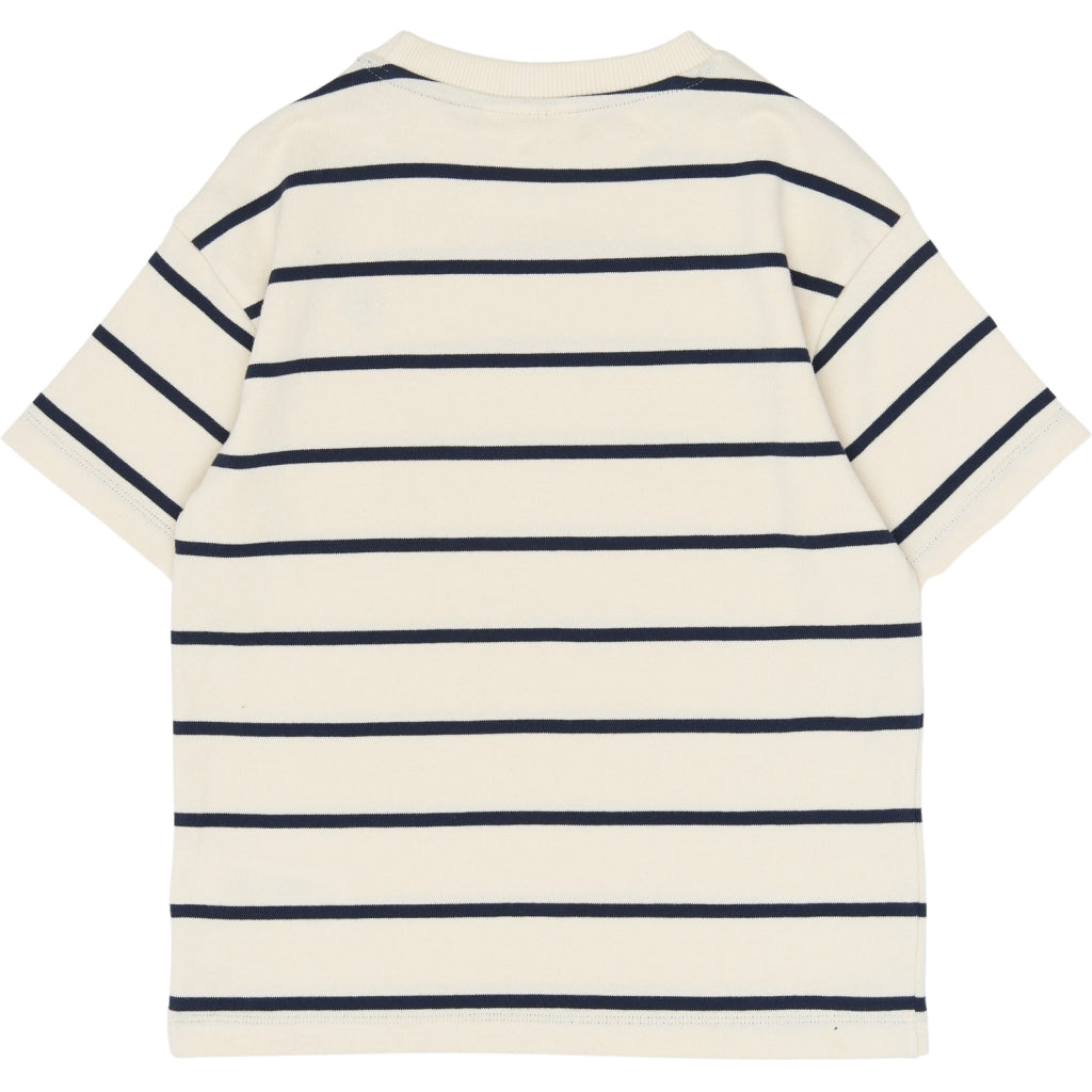 THE NEW TNSloane Oversize T-shirt T-shirt Gardenia Striped