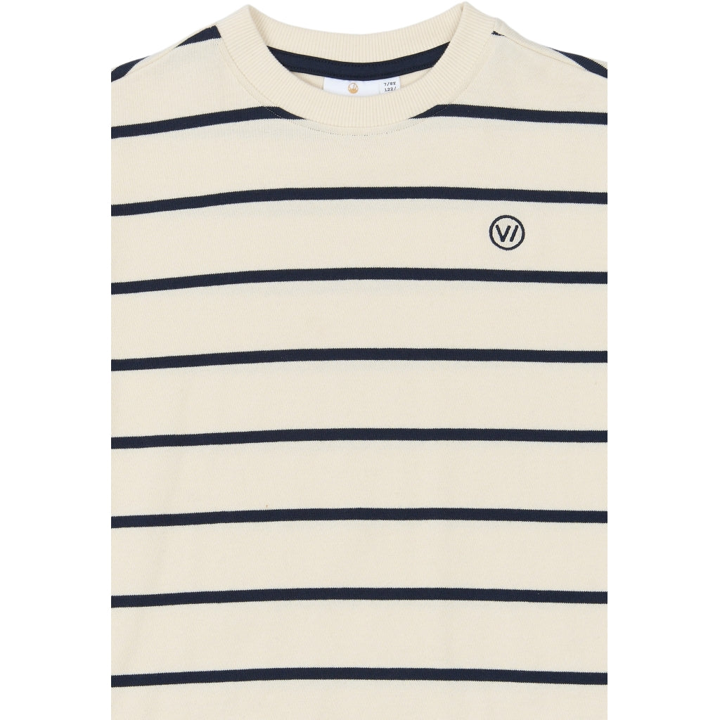 THE NEW TNSloane Oversize T-shirt T-shirt Gardenia Striped