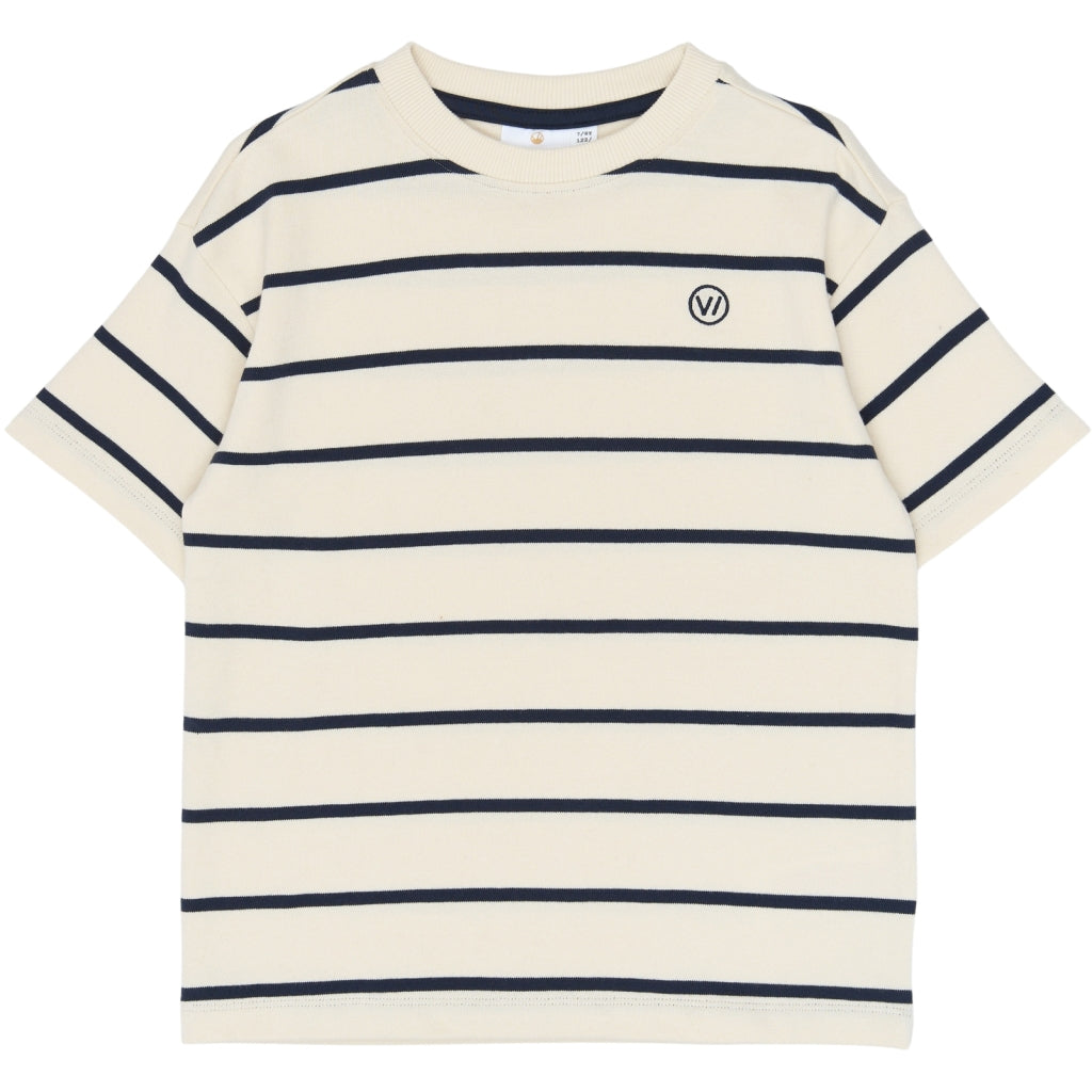 THE NEW TNSloane Oversize T-shirt T-shirt Gardenia Striped