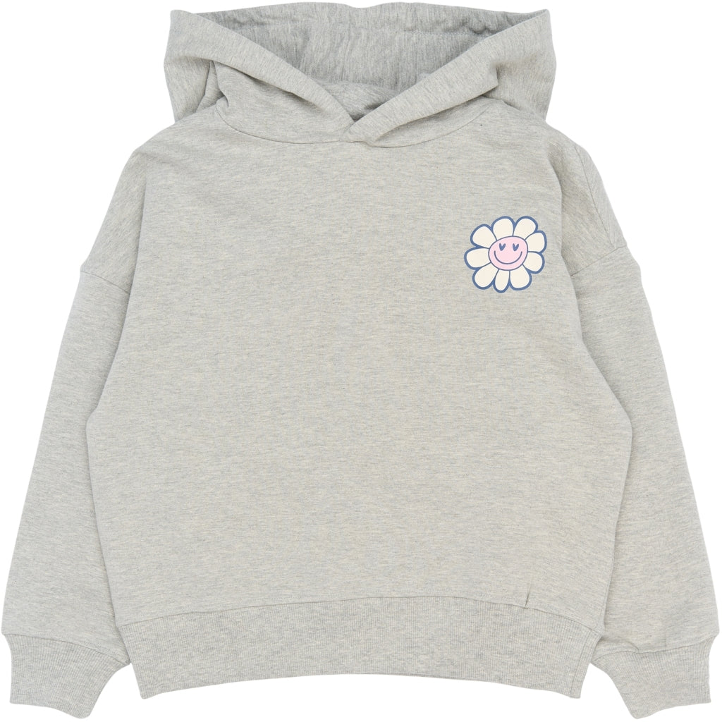 THE NEW TNSoffi Oversize Hættetrøje Sweatshirt Light Grey Melange