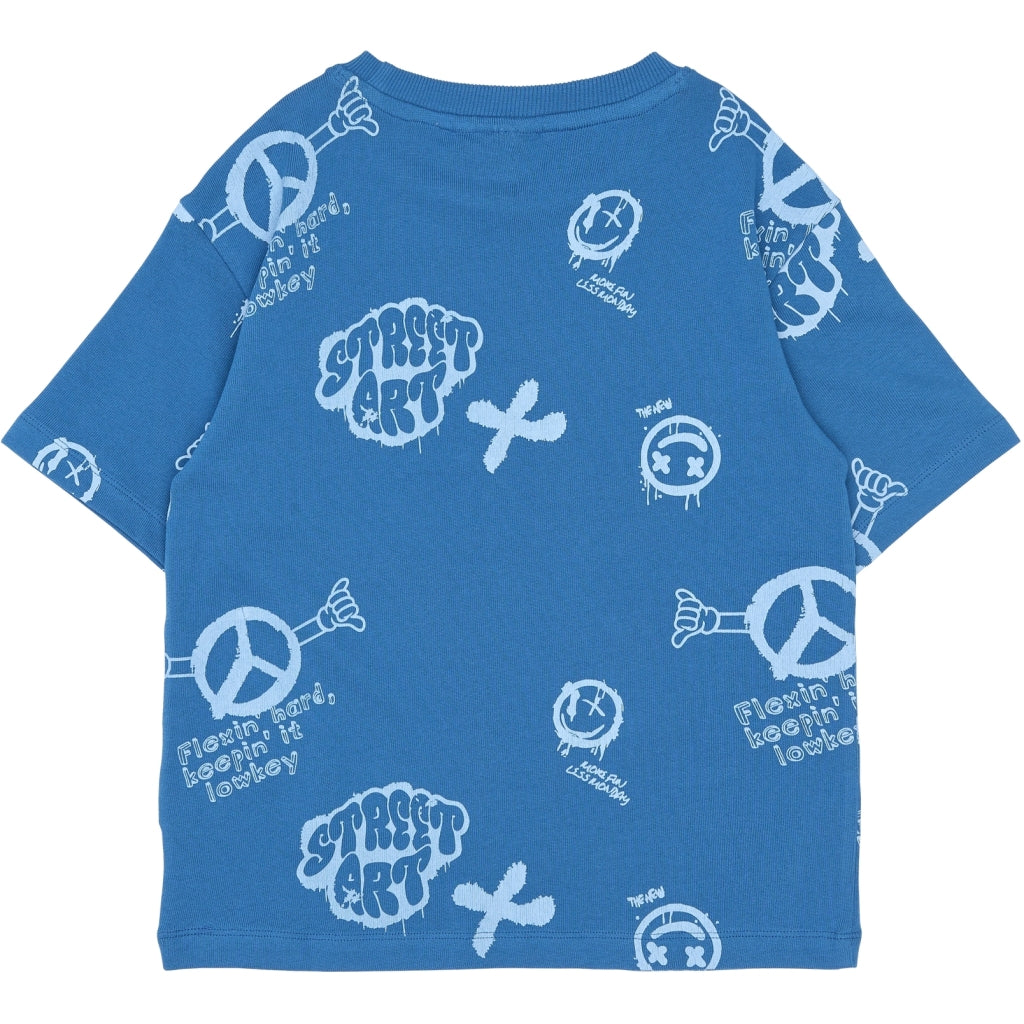 THE NEW TNSpencer Oversize T-Shirt T-shirt True Blue AOP