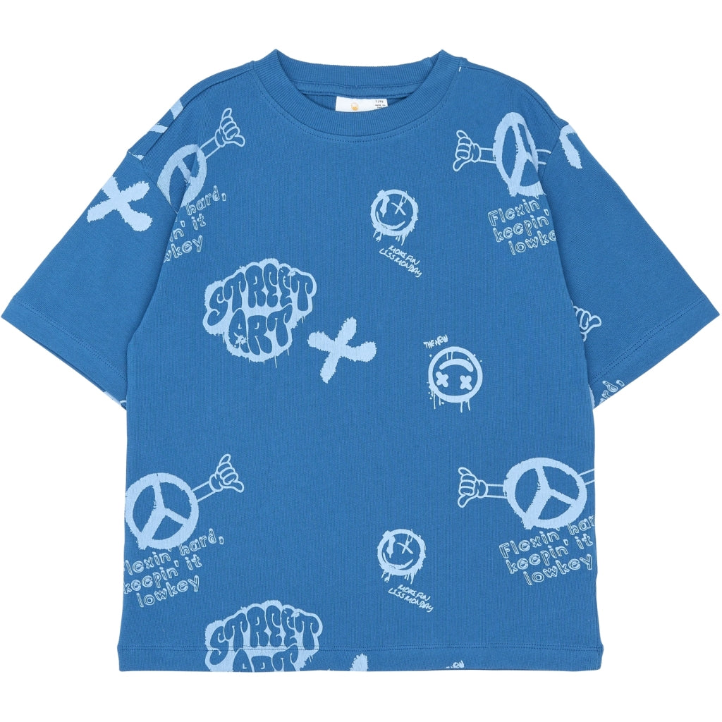 THE NEW TNSpencer Oversize T-Shirt T-shirt True Blue AOP