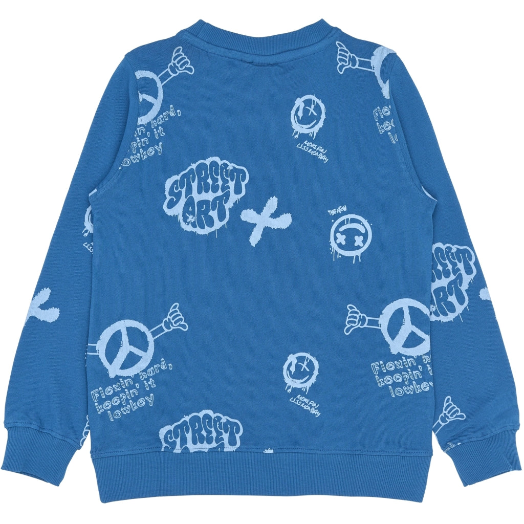 THE NEW TNSpencer Sweatshirt Sweatshirt True Blue AOP