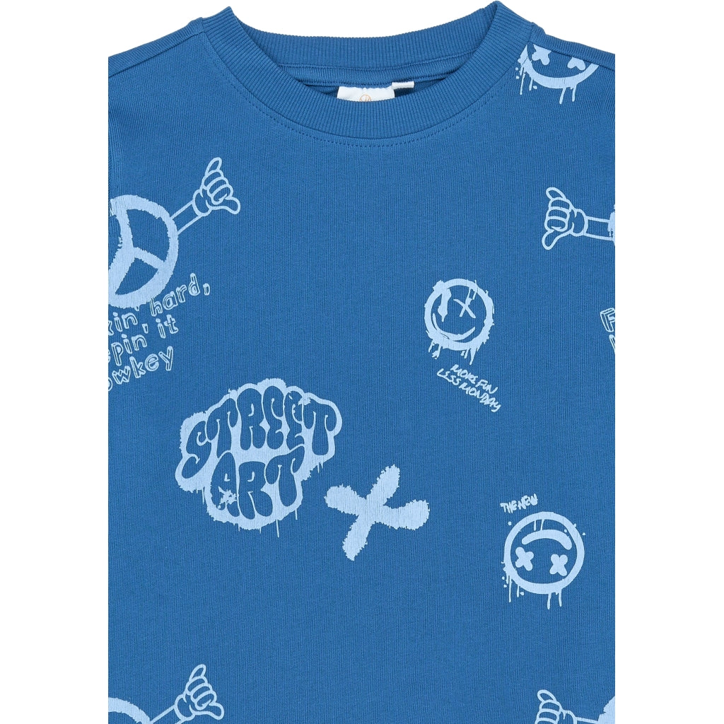 THE NEW TNSpencer Sweatshirt Sweatshirt True Blue AOP
