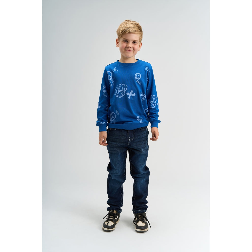 THE NEW TNSpencer Sweatshirt Sweatshirt True Blue AOP