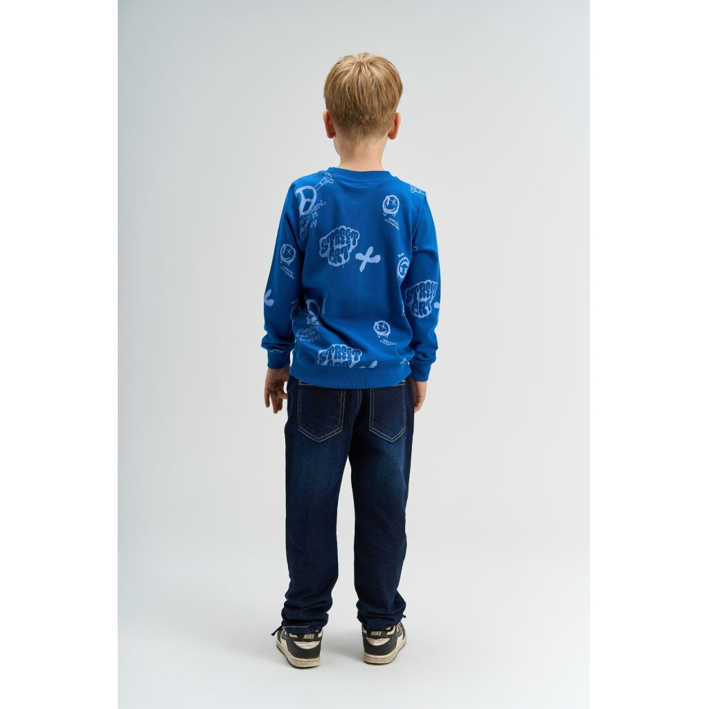 THE NEW TNSpencer Sweatshirt Sweatshirt True Blue AOP