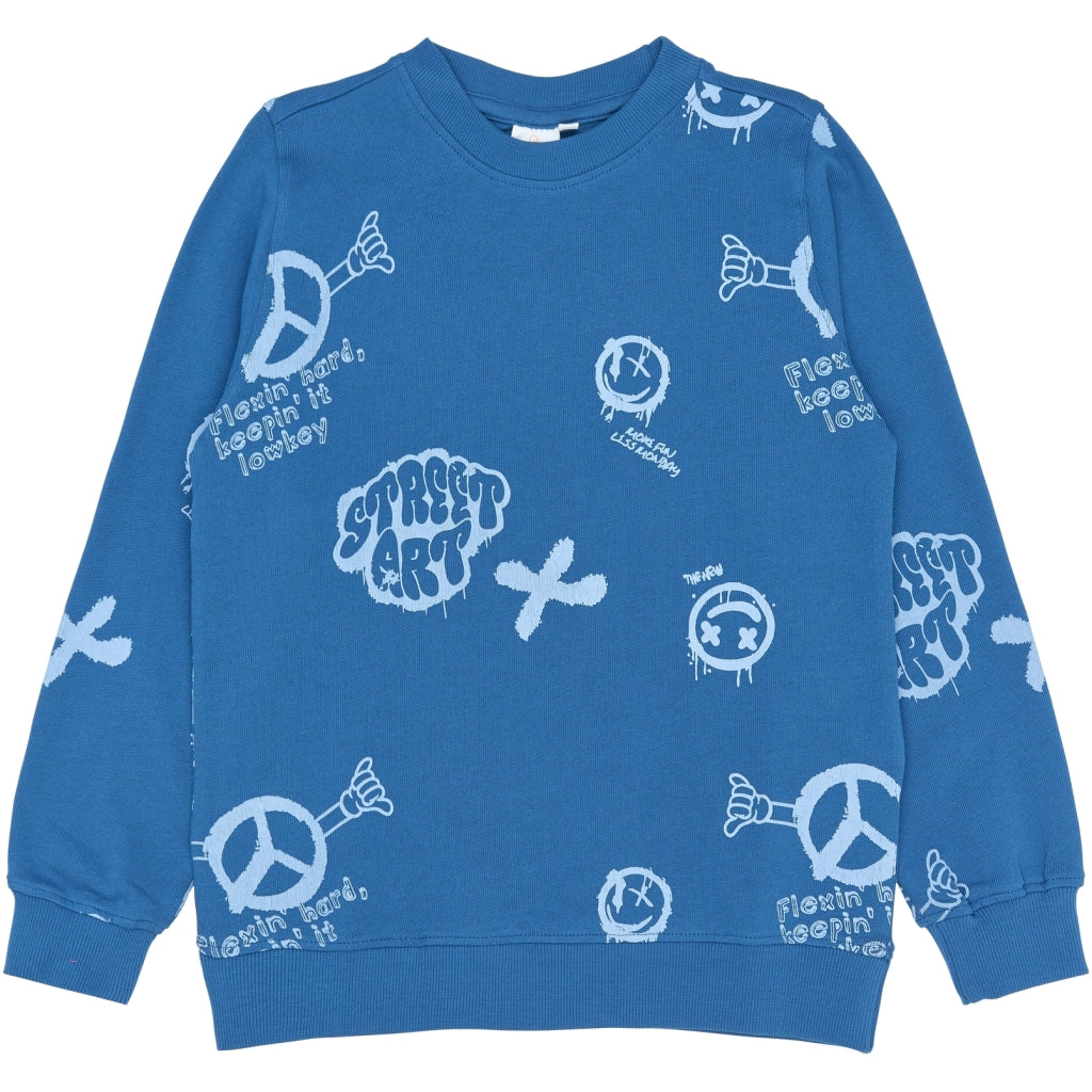 THE NEW TNSpencer Sweatshirt Sweatshirt True Blue AOP
