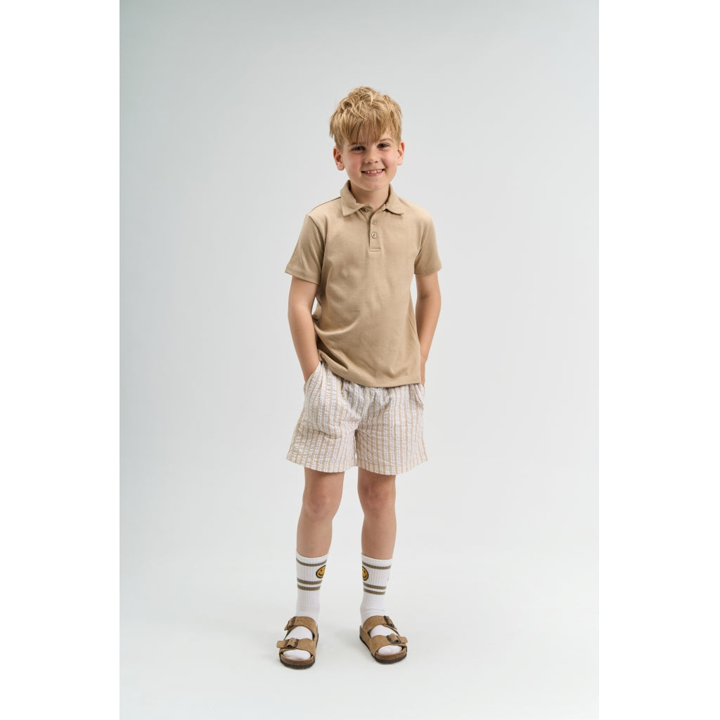 THE NEW TNStennis Kortærmet Polo T-shirt Humus