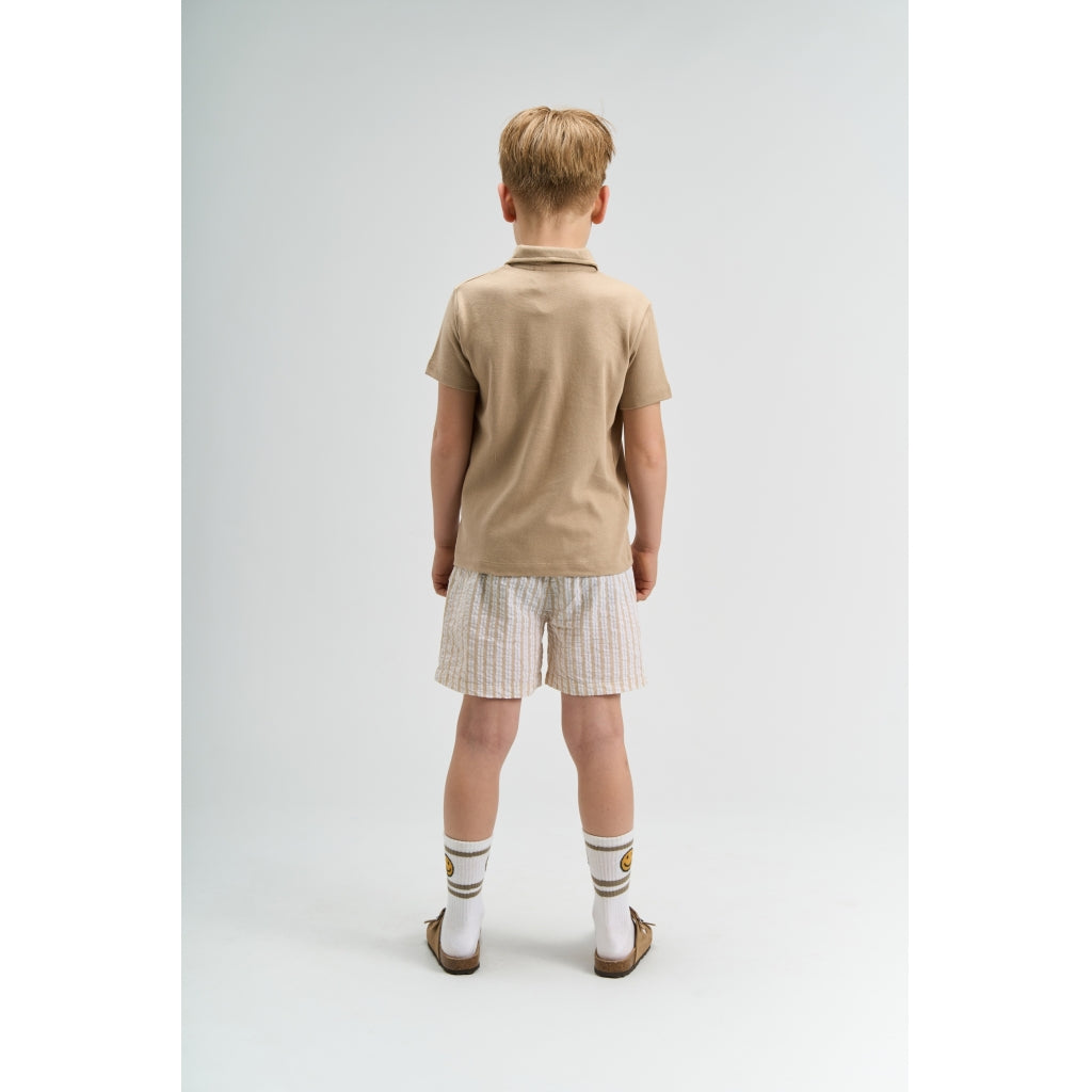 THE NEW TNStennis Kortærmet Polo T-shirt Humus