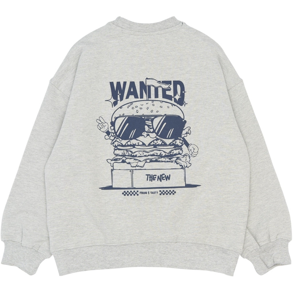 THE NEW TNStevie Oversize Sweatshirt Sweatshirt Light Grey Melange