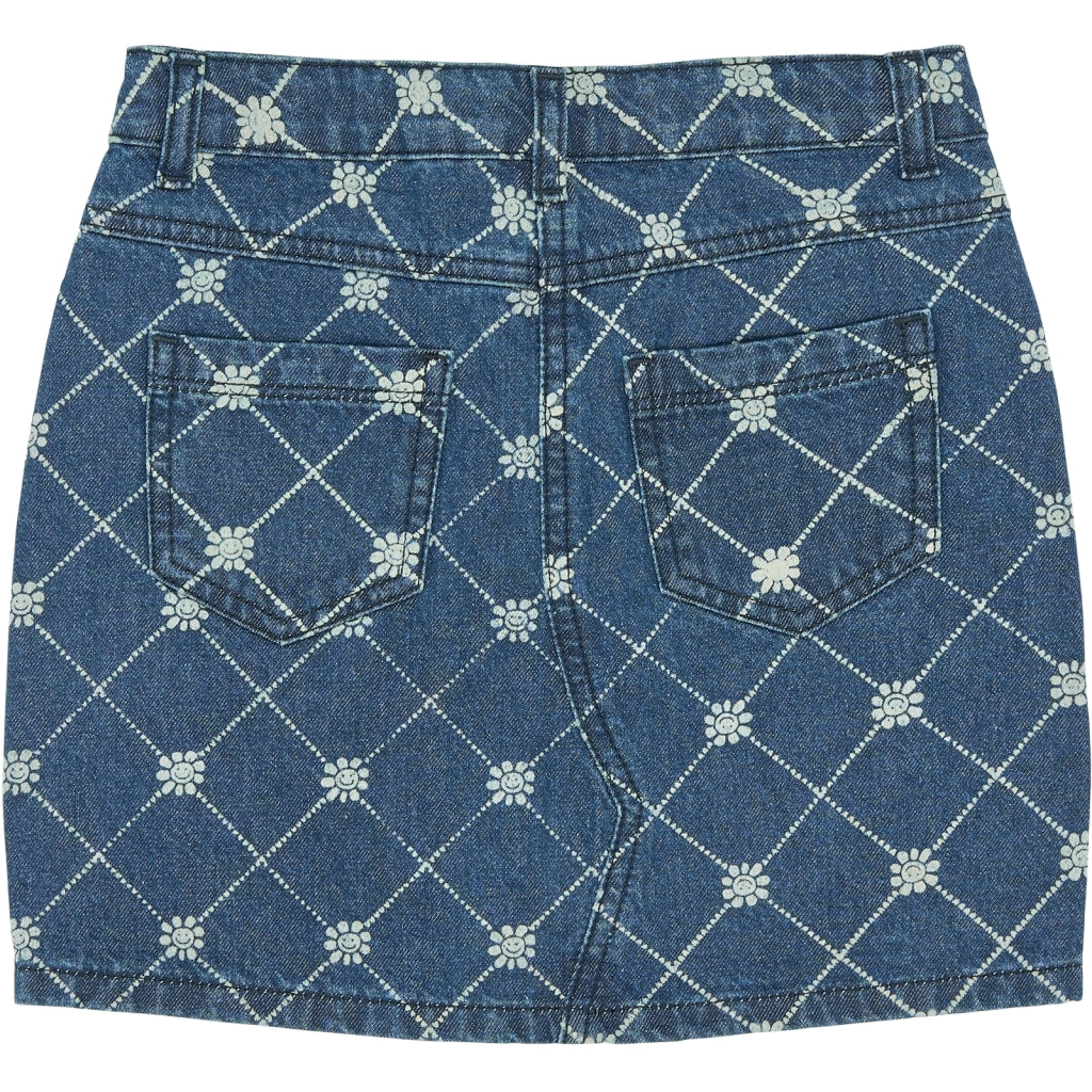 THE NEW TNStine Denim Nederdel Nederdel Medium Blue Denim