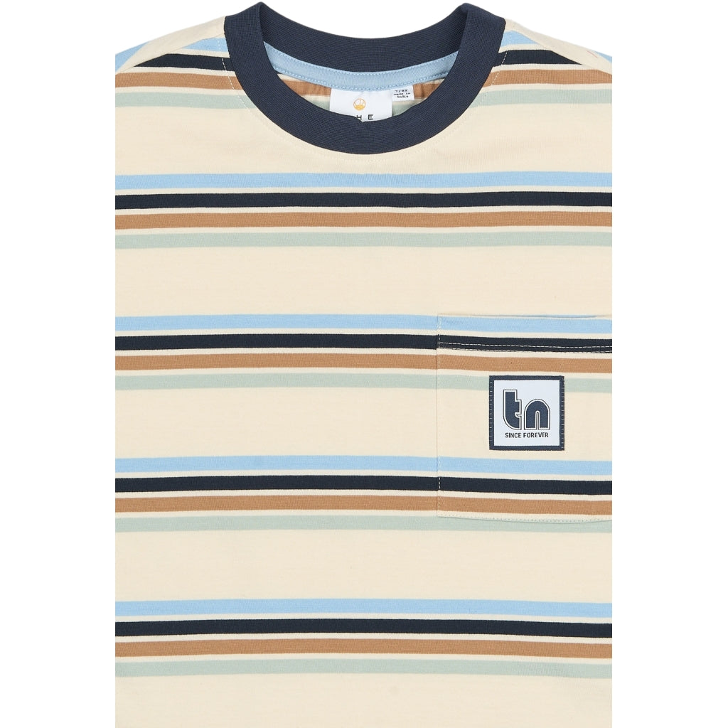 THE NEW TNStu Oversize T-Shirt T-shirt Gardenia Striped
