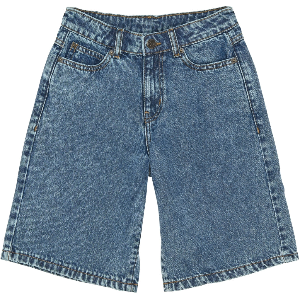 THE NEW TNSvende Long Baggy Fit Denim Shorts Shorts Light blue denim