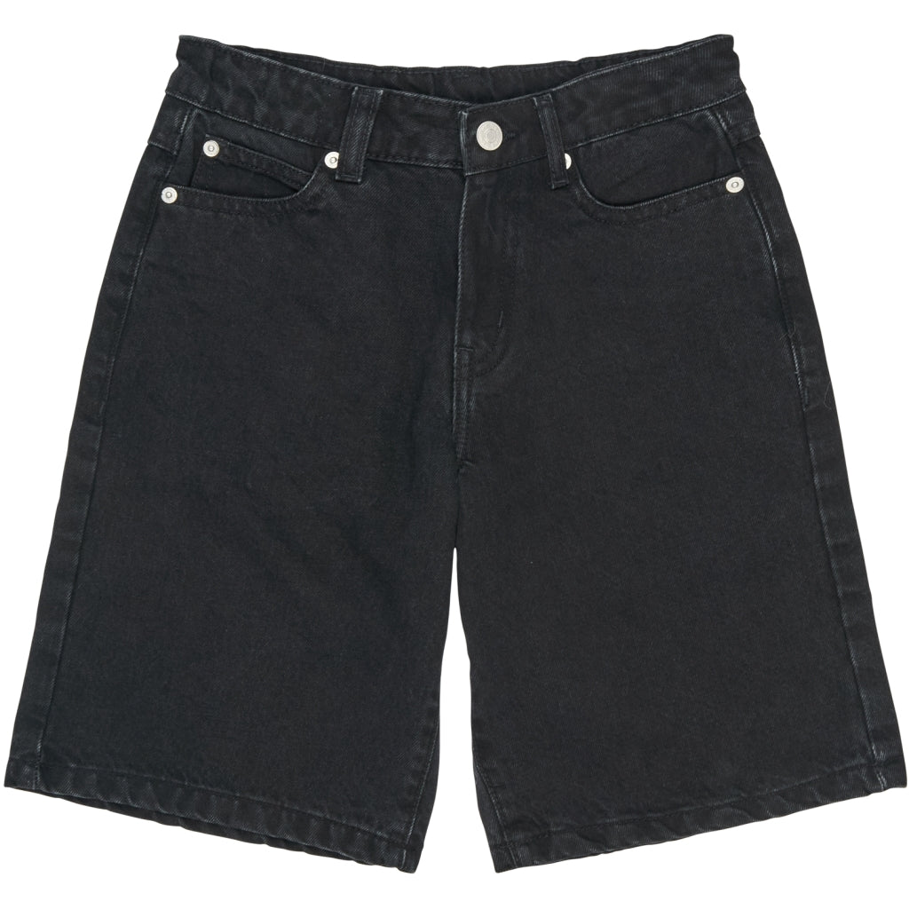 THE NEW TNSvende Long Baggy Fit Denim Shorts Shorts Medium Black Denim