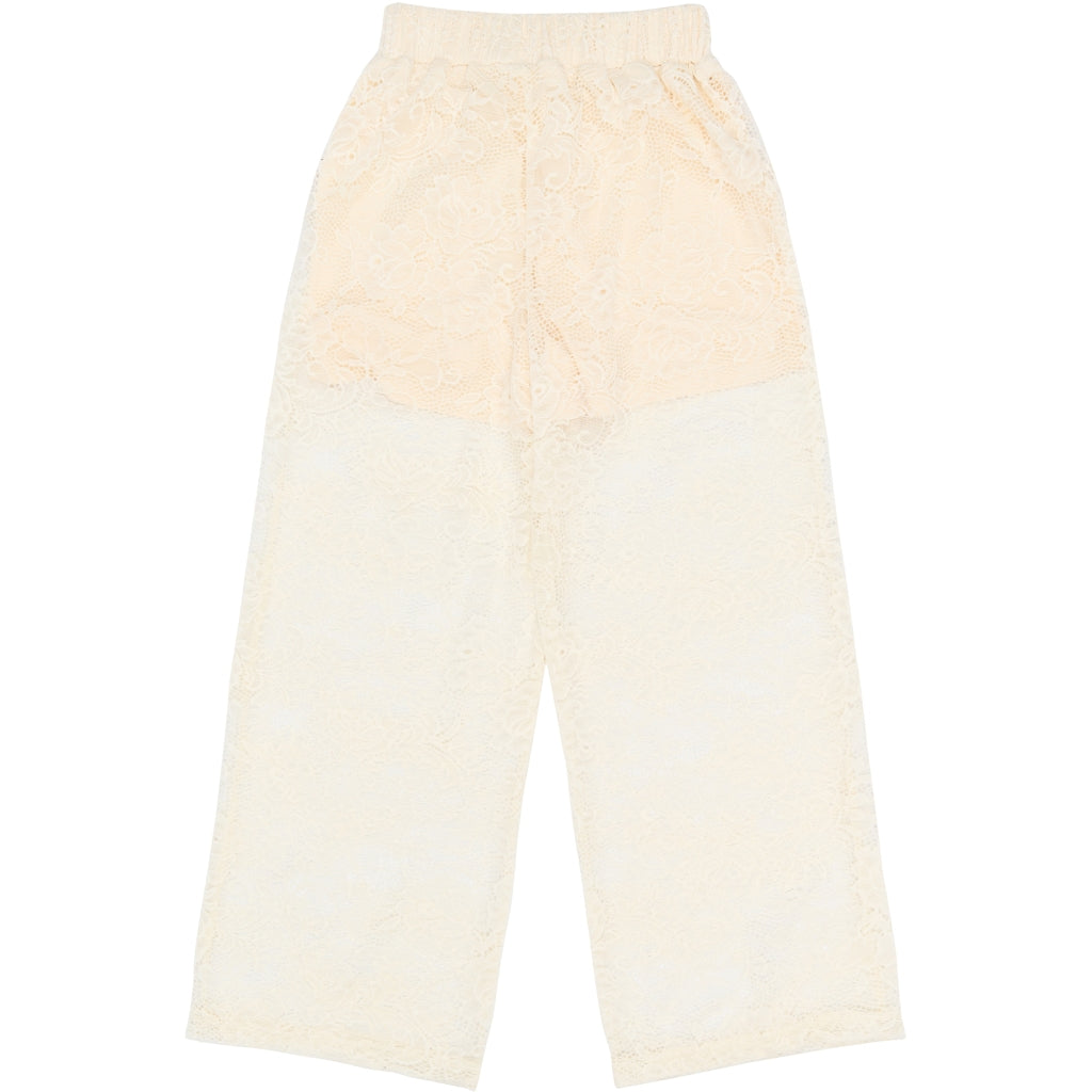 THE NEW TNSybil Wide Lace Bukser Bukser Gardenia