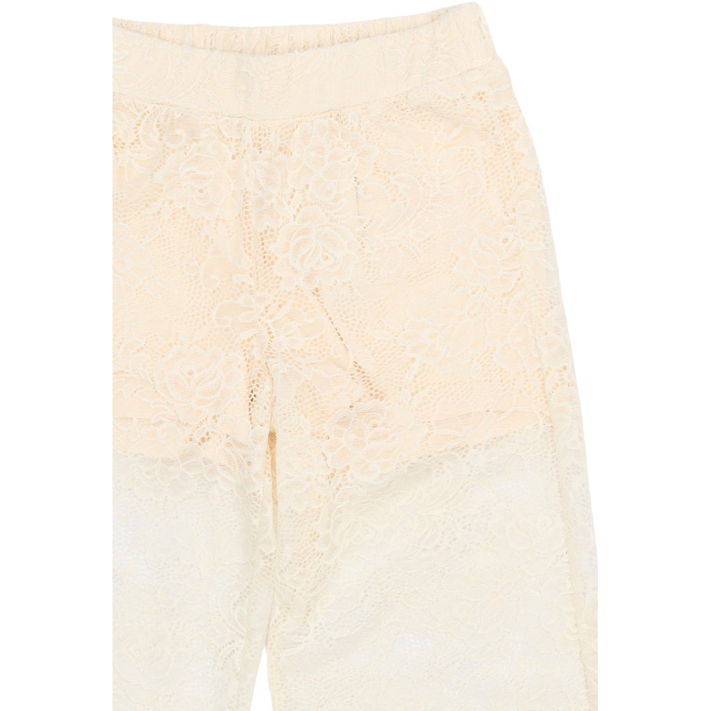 THE NEW TNSybil Wide Lace Bukser Bukser Gardenia