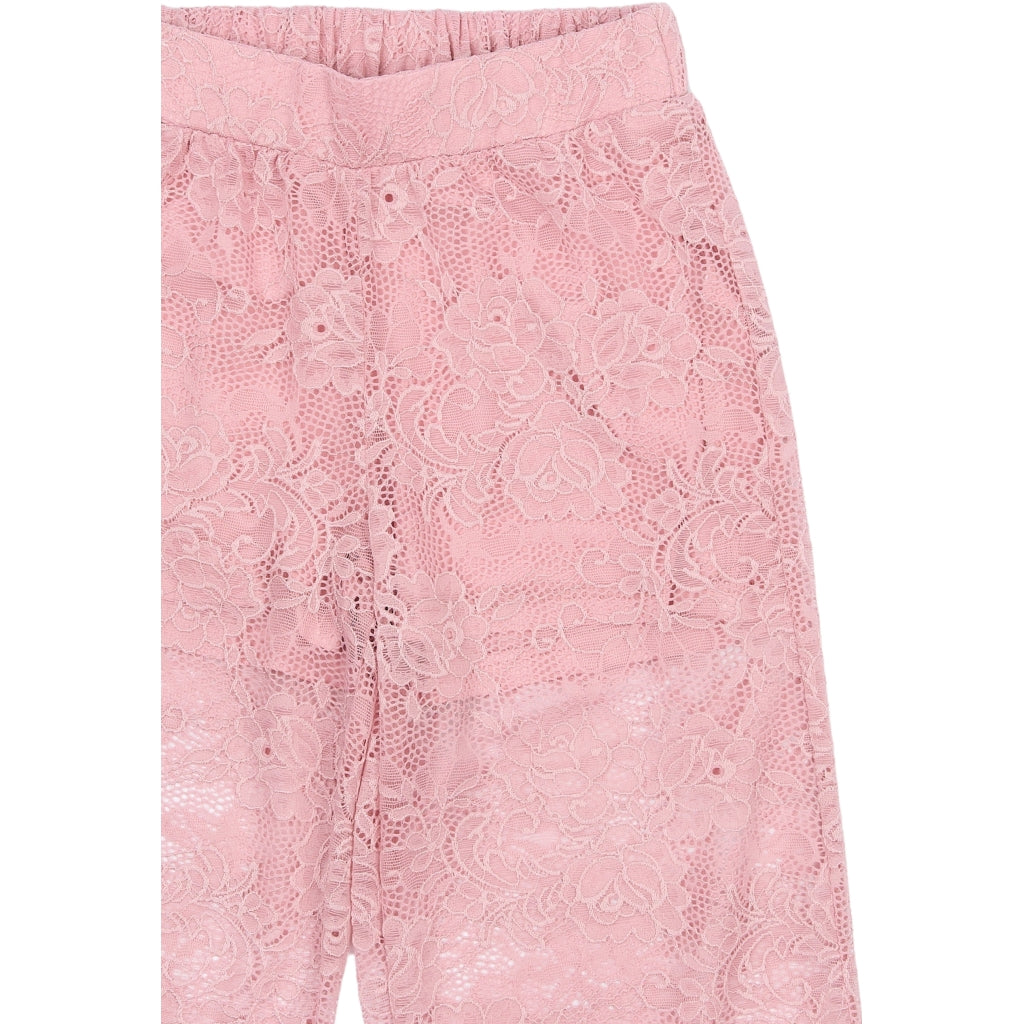 THE NEW TNSybil Wide Lace Bukser Bukser Silver Pink