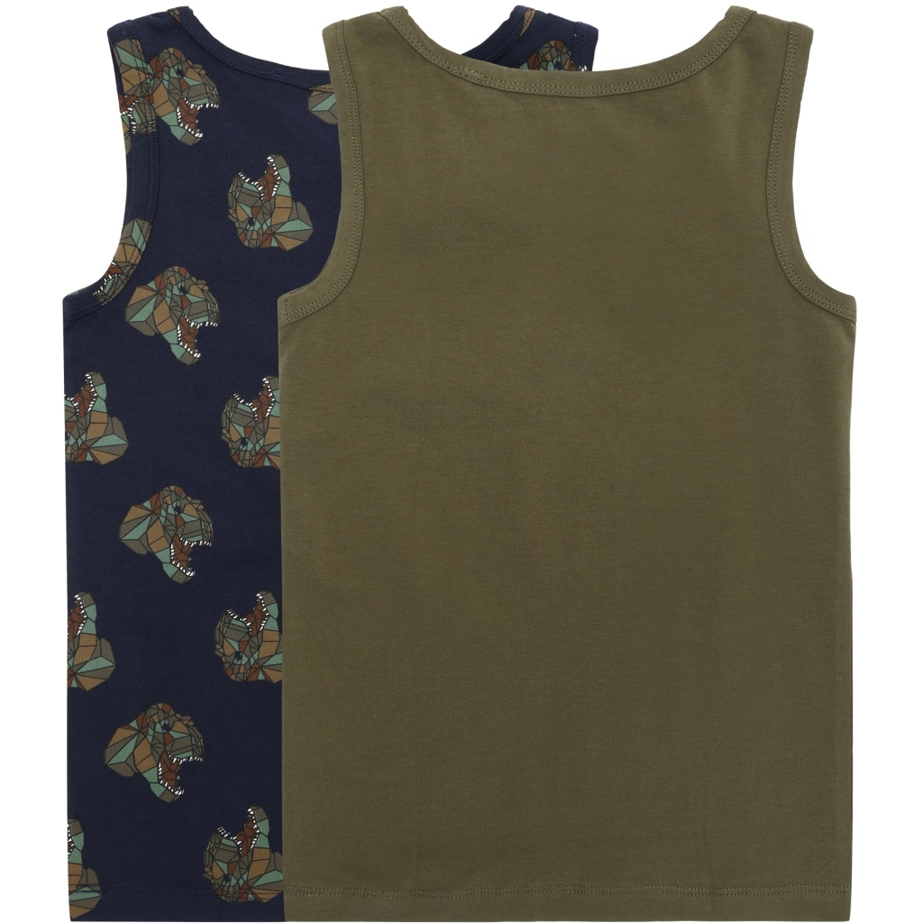 THE NEW TNTHE NEW Tanktop 2-Pak Undertøj Ivy Green