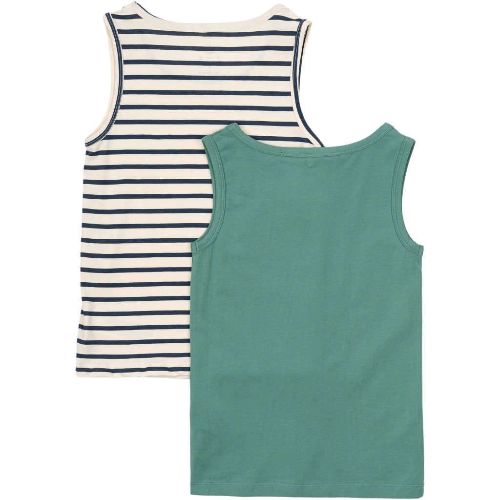 THE NEW TNTHE NEW Tanktop 2-Pak Undertøj Bottle Green