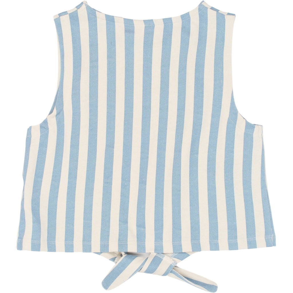 THE NEW TNTalia Ærmeløs Top Kortærmede top Forever Blue Striped