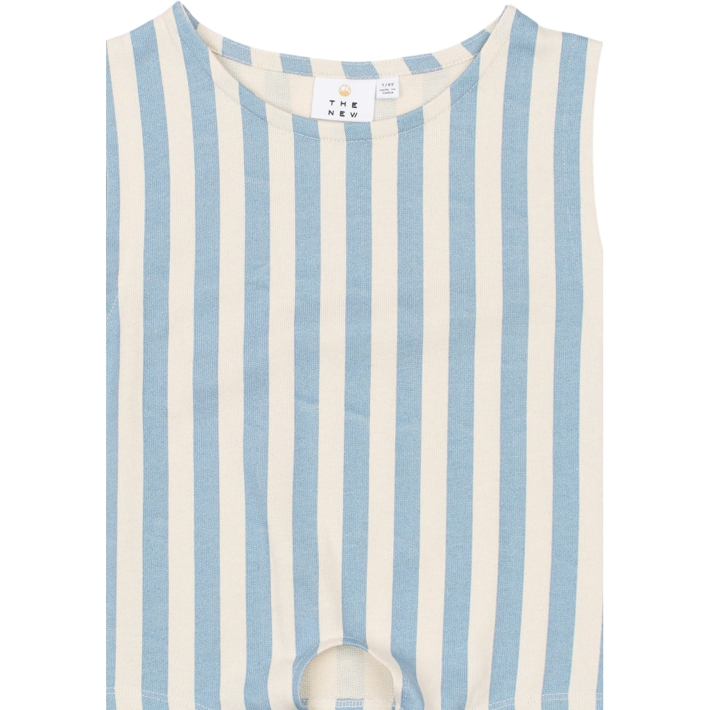 THE NEW TNTalia Ærmeløs Top Kortærmede top Forever Blue Striped